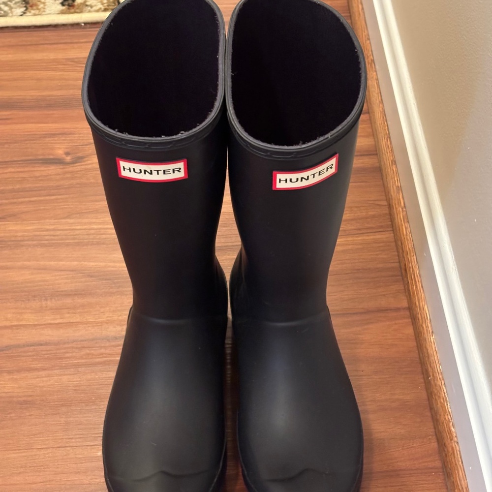 Hunter Rain Boots Navy Blue